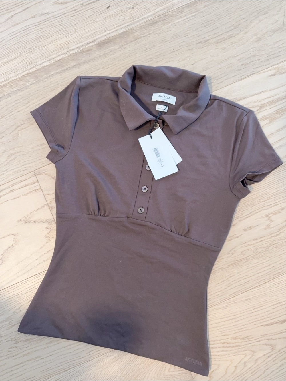 NWT 127780 Aritzia Flyer rich mocha brown S